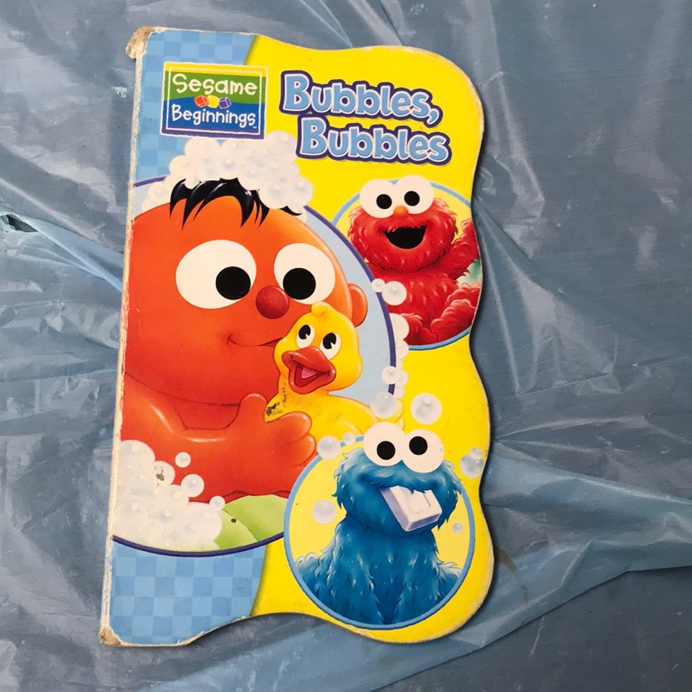 Sesame Street board book  “Bubbles, bubbles”